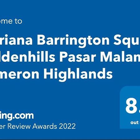 Mariana Barrington Square Goldenhills Pasar Malam 카메론하일랜즈 외부 사진